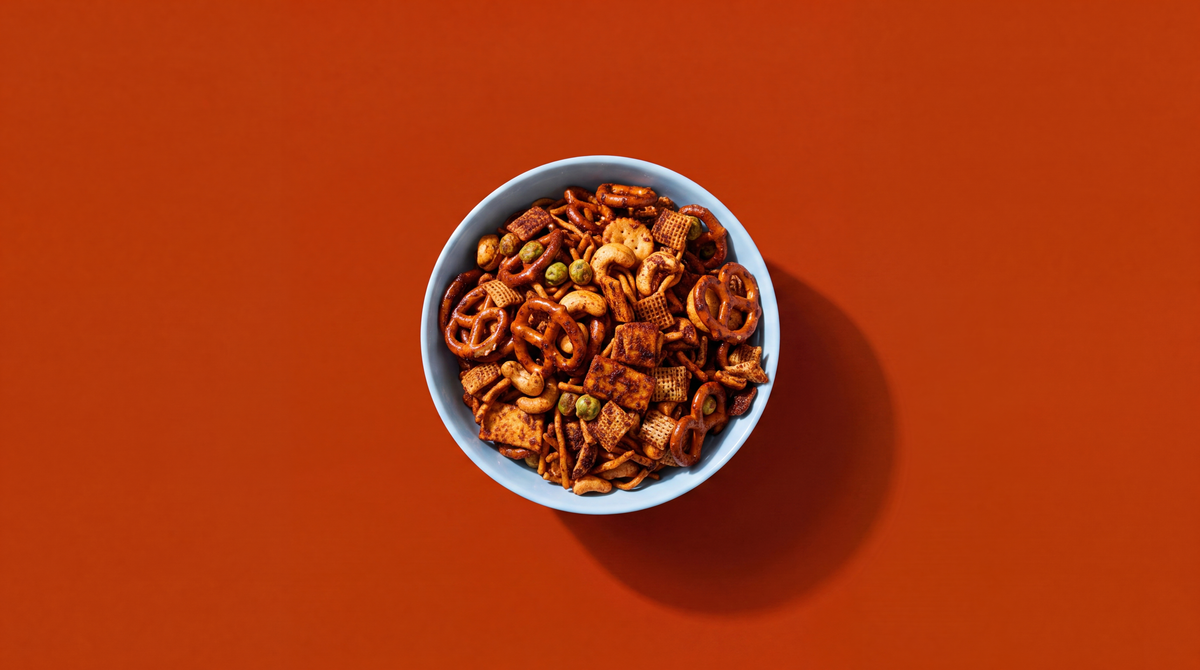 Robust Gochu Chili Snack Mix Recipe